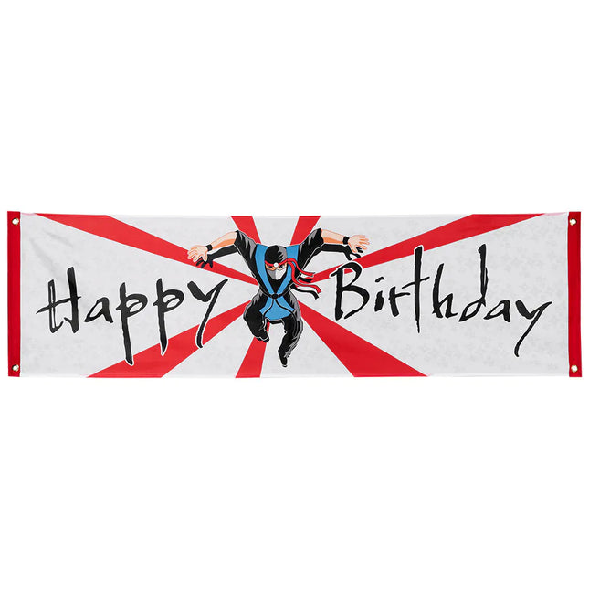 Ninja Banner Alles Gute zum Geburtstag