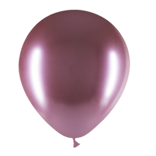 Rosa Luftballons Chrom 30cm 50 Stk.