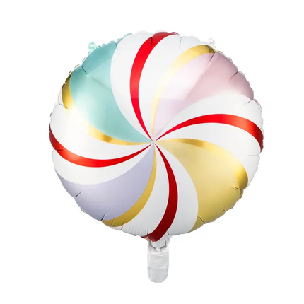 Helium Ballon Candy Bunt Leer 35cm