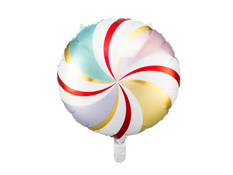 Helium Ballon Candy Bunt Leer 35cm