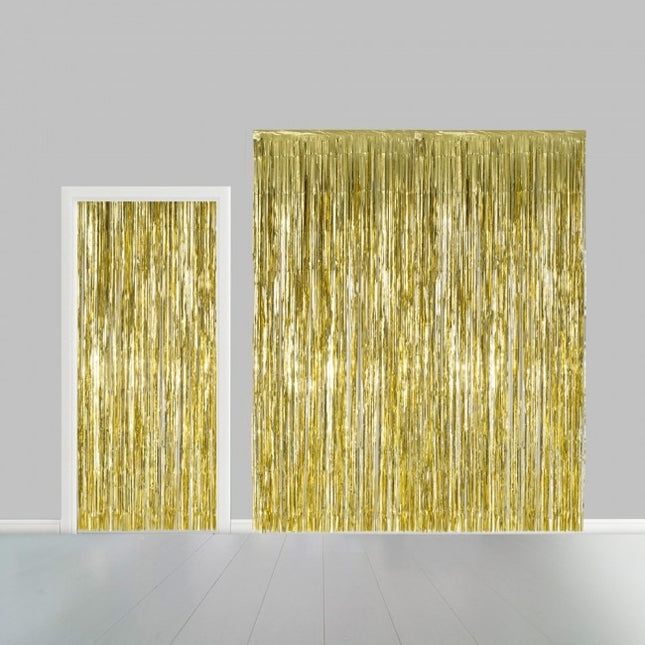 Gold Tür Vorhang Film 2.4m