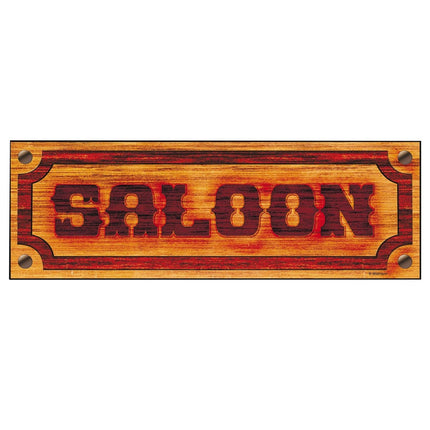 Türschild Saloon