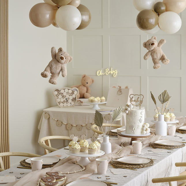 Baby Shower Girlande Teddy 3m