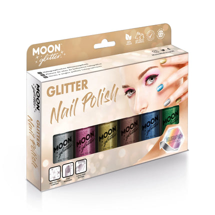 Moon Glitter Holographic Nagellack Lila 14ml