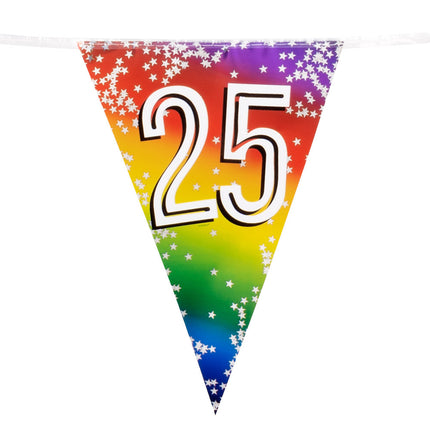 Regenbogengirlande 25 Jahre 6m