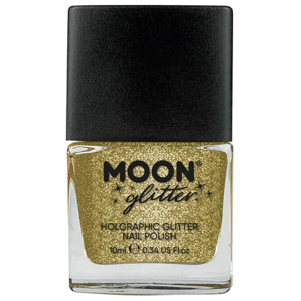 Moon Glitter Holographic Nagellack Gold 14ml