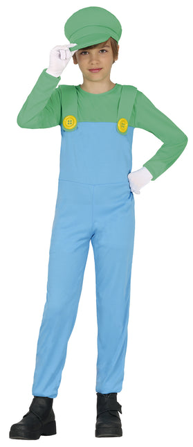 Super Mario Kostüm Junge Luigi