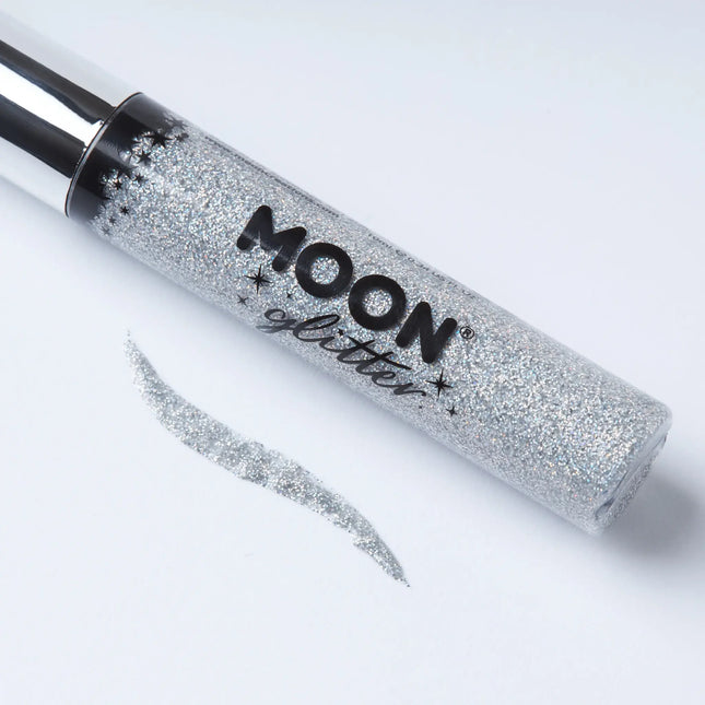 Moon Glitter Holographic Glitter Eye Liner Silber 10ml