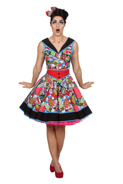 Pop Art Kleid Damen Pop Art