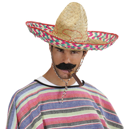 Bunter Sombrero Mexikaner 52cm