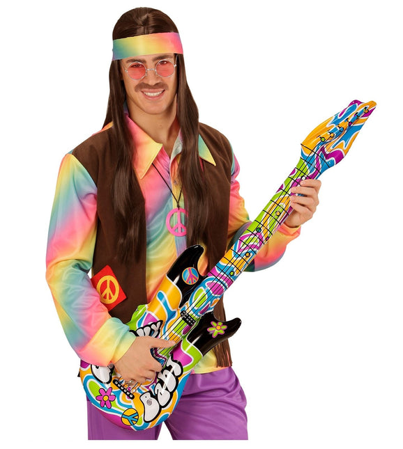 Hippie 60S Aufblasbare Gitarre 1,05m