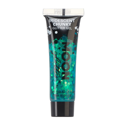 Moon Glitter Iridescent Chunky Glitter Gel Grün 12ml