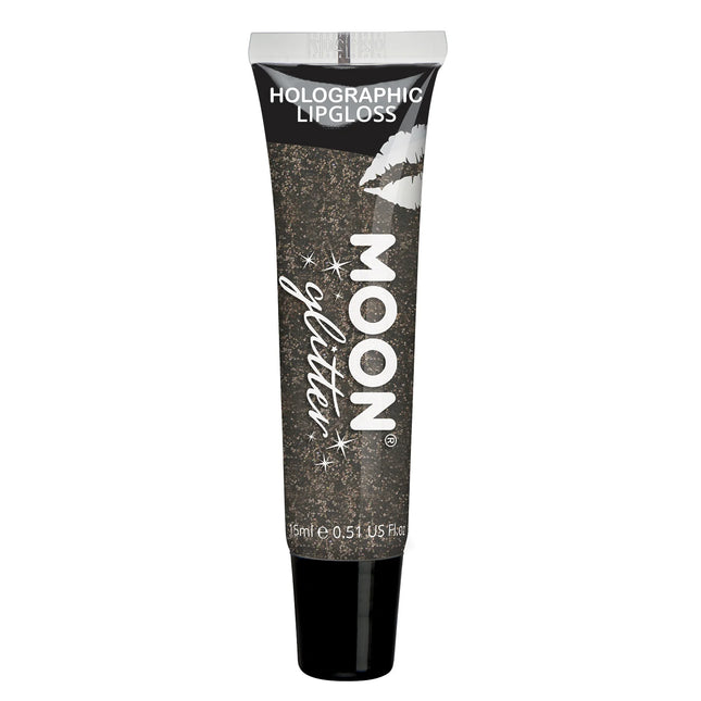 Moon Glitter Holographic Glitter Lipgloss Schwarz 15ml