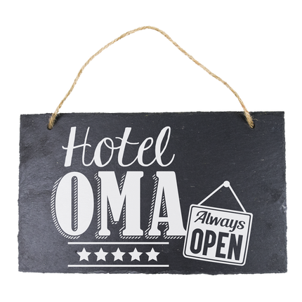 Schieferteller Hotel Oma 25cm