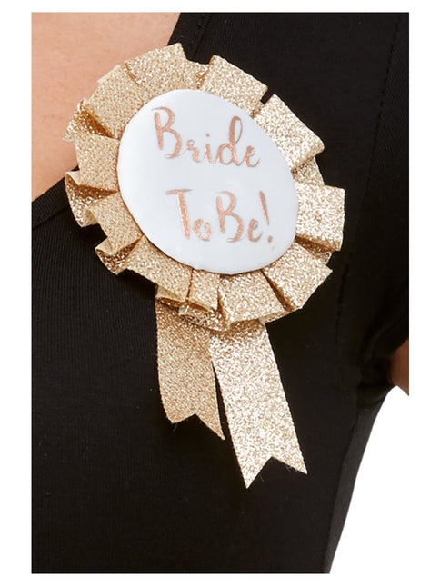 Rosette Bride To Be Rose Gold