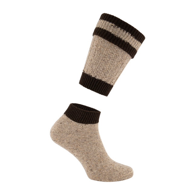 Oktoberfest Socken Braun Beige Männer 2 Stück