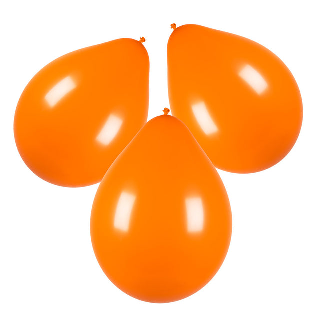 Orange Luftballons Latex 30cm 10Stk