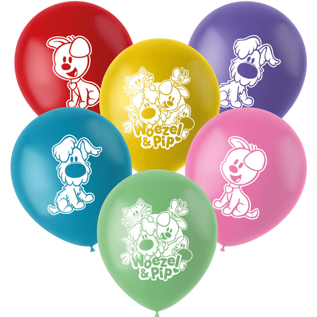 Woezel En Pip Ballons 6pcs