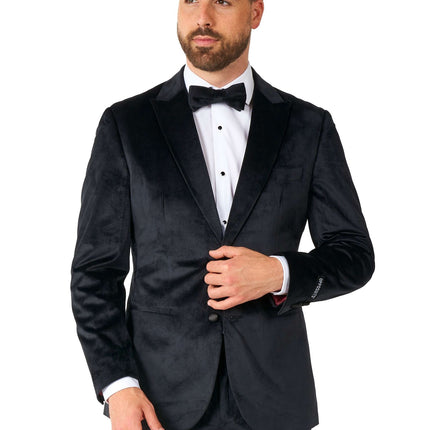 Schwarzer Samt-Smoking Männer <tc>OppoSuits</tc>