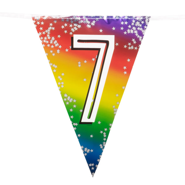 Regenbogengirlande 7 Jahre 6m