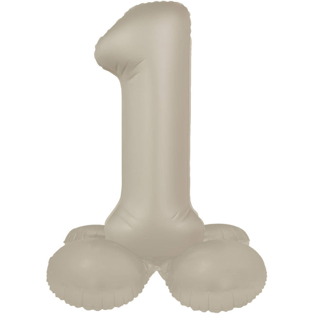 1 Jahr Figur Ballon Nude Matt 41cm