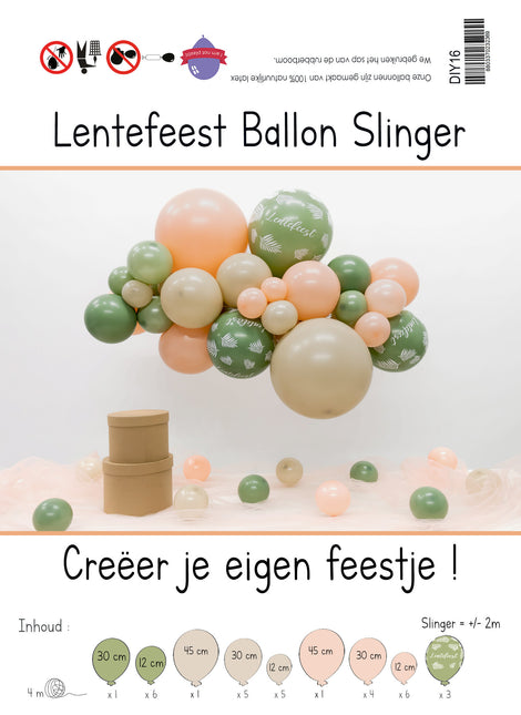 Luftballons DIY Luftballon Kit Bio Frühlingsfest