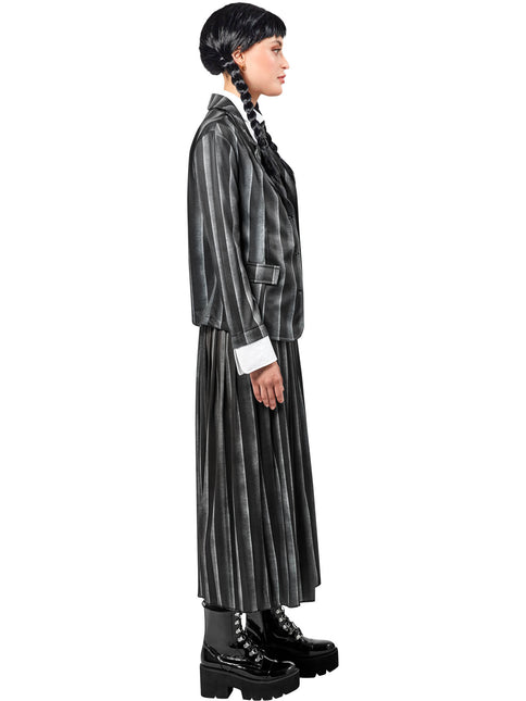 Halloween Kostüm Mittwoch Addams Uniform