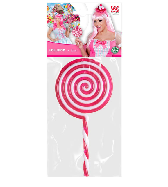 Rosa-weißer Lollipop