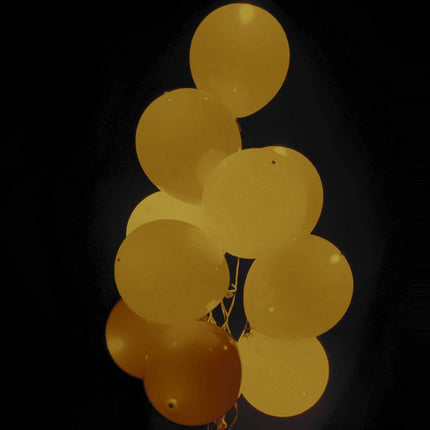 Goldene Led Ballons 30cm 5Stück