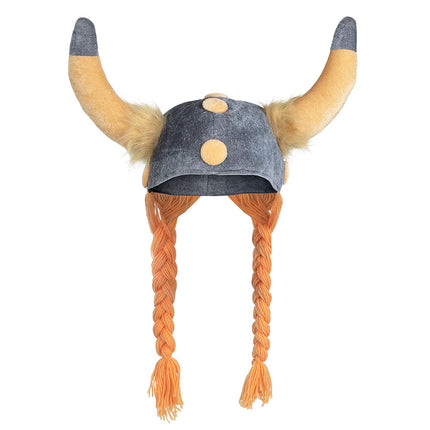 Wikinger-Helm mit Haar