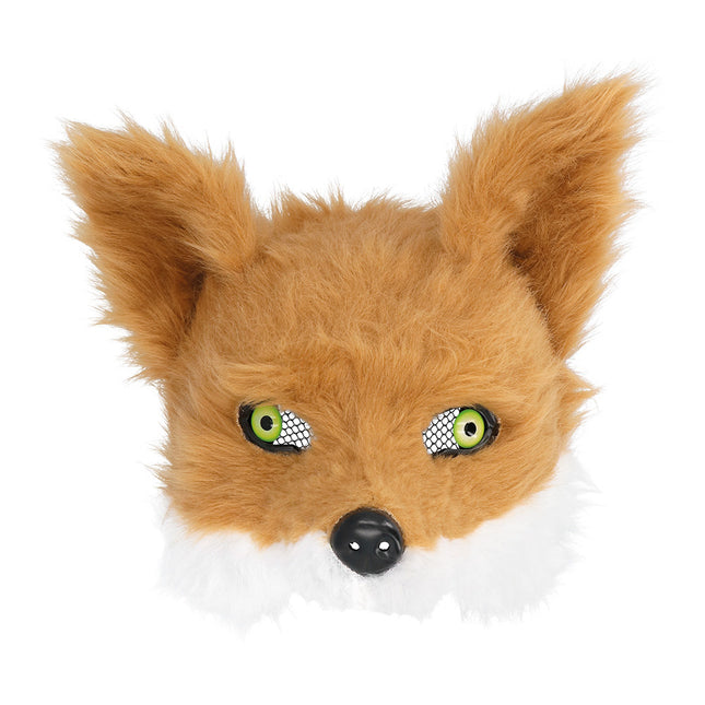 Maske Fuchs Halb Plüsch