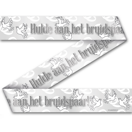 Absperrband Hommage an das Hochzeitspaar 12m