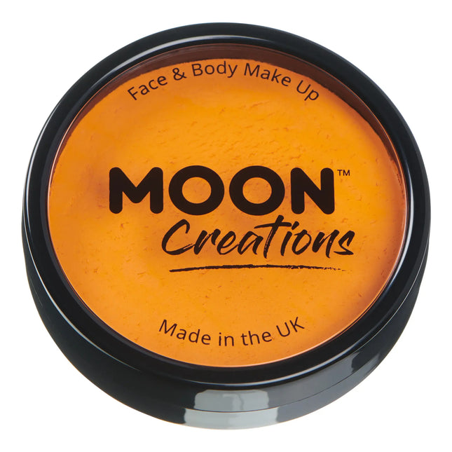 Moon Creations Pro Face Paint Kuchentöpfe Sonnenschein Orange 36g