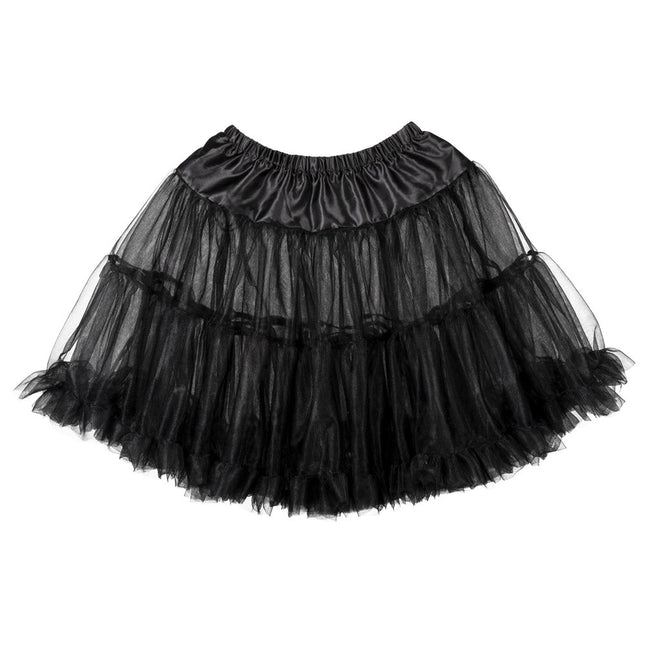 Schwarzer Petticoat Deluxe