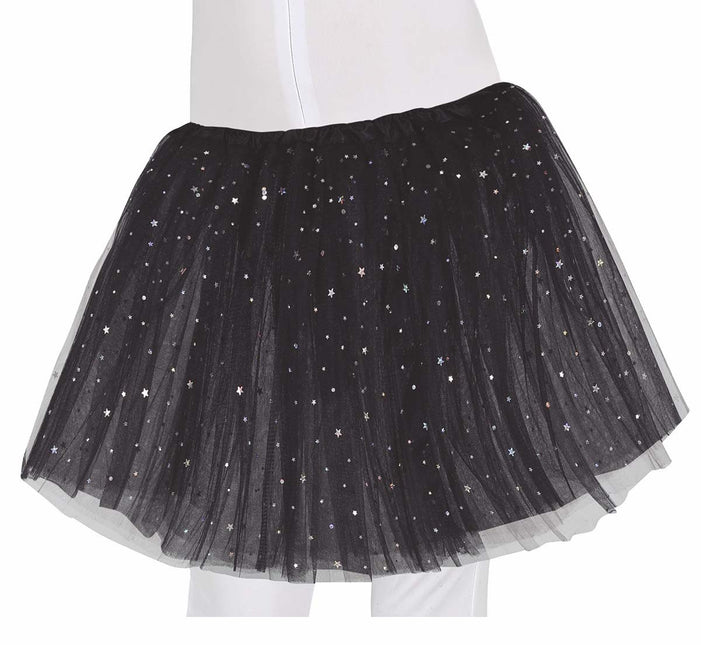 Schwarze Tutu Sterne 30cm