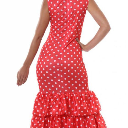 Flamenco Spanisches Kleid Rot