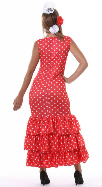 Flamenco Spanisches Kleid Rot