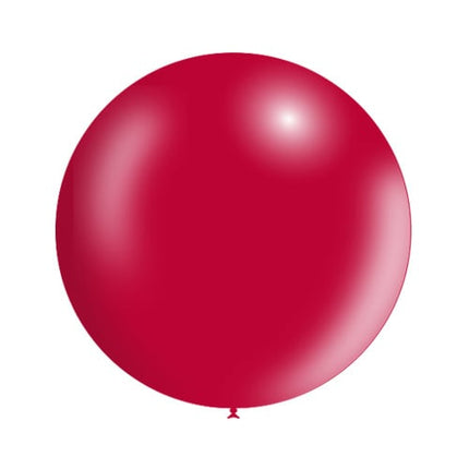 Roter Riesenballon Metallic 60cm