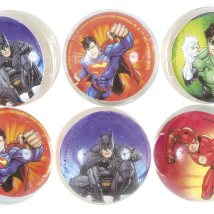 Justice League Bouncing Balls 3cm 6 Stk.