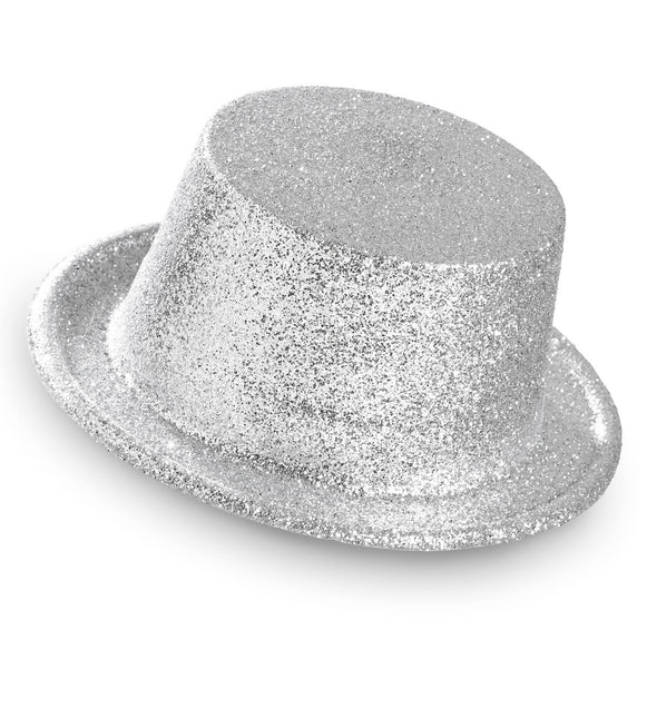 Silberner High Hat Glitter