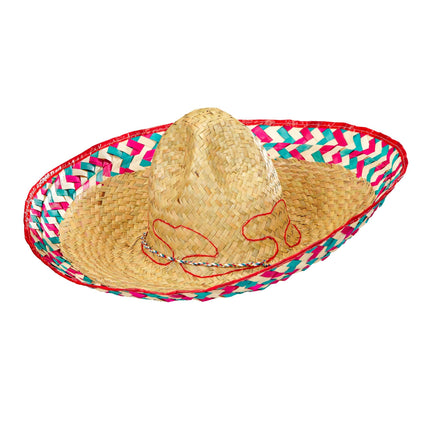 Bunter Sombrero Mexikaner 52cm