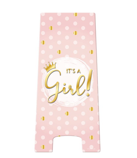 Warnschild It's A Girl 58cm