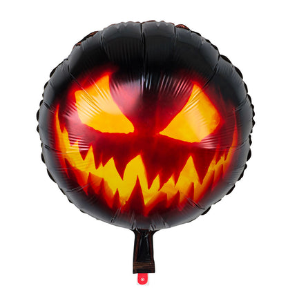 Halloween Helium Ballon Creepy Pumpkin Empty 45cm