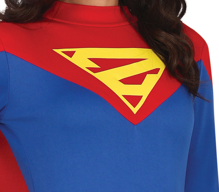 Supergirl Kostüm Blau Damen