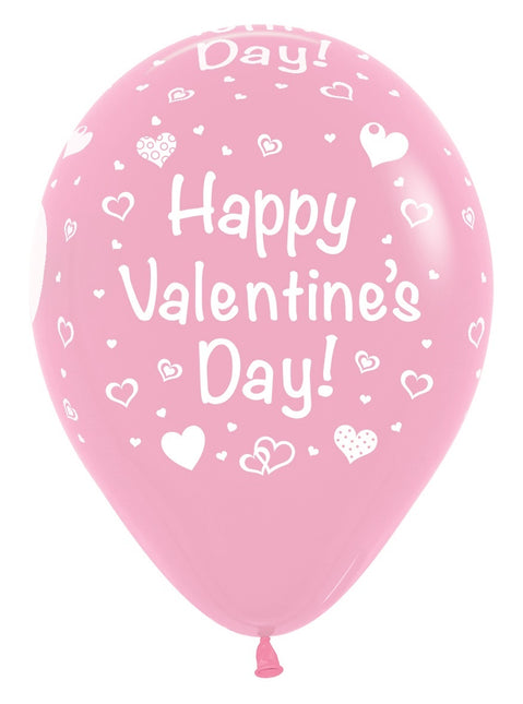 Ballons Happy Valentines Day Mix 30cm 25pcs