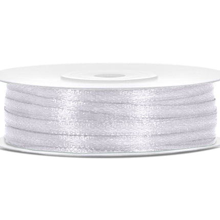 Satinband Weiß 3mm 50m