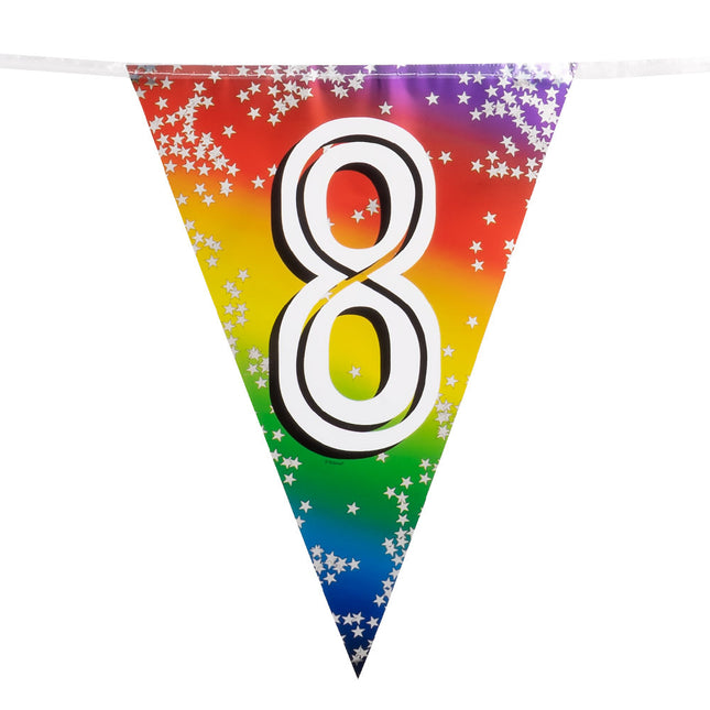 Regenbogengirlande 8 Jahre 6m