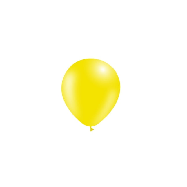 Hellgelbe Ballons 14cm 100Stk