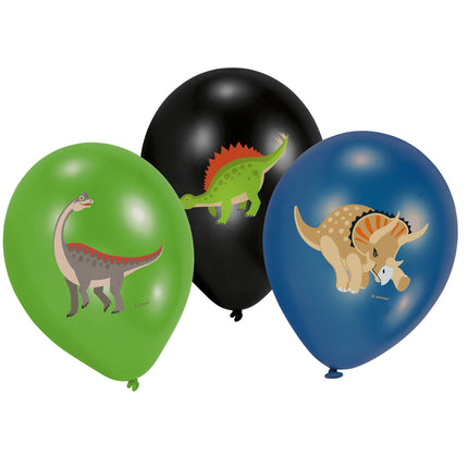 Dinosaurier Ballons 27,5cm 6Stk.