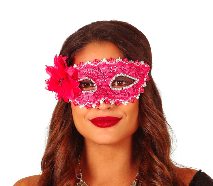 Blumenmaske Fuchsia